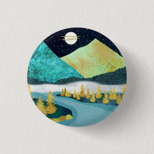Golden River 3 Cm Round Badge