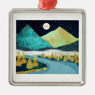 Golden River Metal Ornament