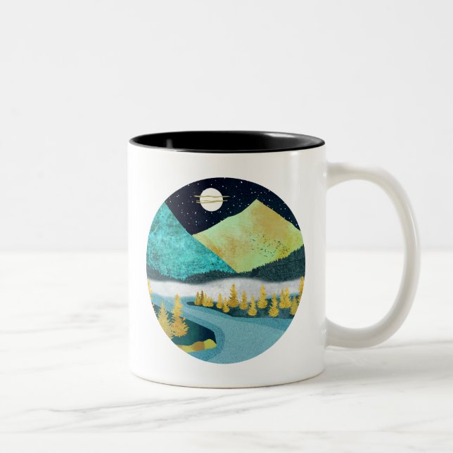 Golden River Two-Tone Coffee Mug (Right)