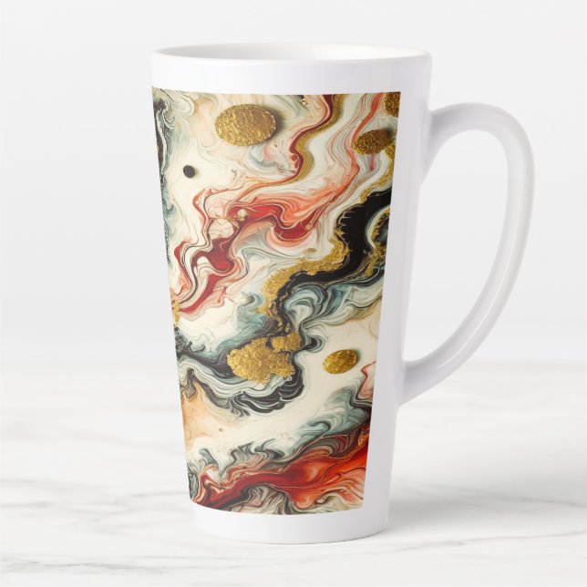 Golden rivers latte mug (Right)