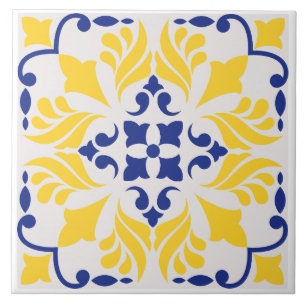 Golden Riviera Design Ceramic Tile