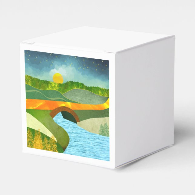 Golden Road Favour Box (Front Side)