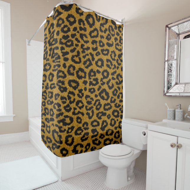 Golden Roar  Shower Curtain (In Situ)