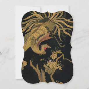 Golden Rooster Bird Japanese Classic Antique