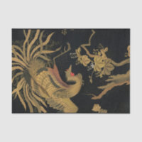 Golden Rooster Bird Japanese Classic Antique