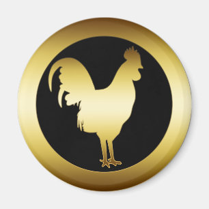 GOLDEN ROOSTER MAGNET