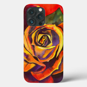 Golden Rose Art iPhone 13 Pro Case