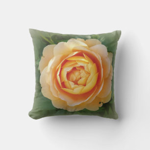 Golden rose cushion