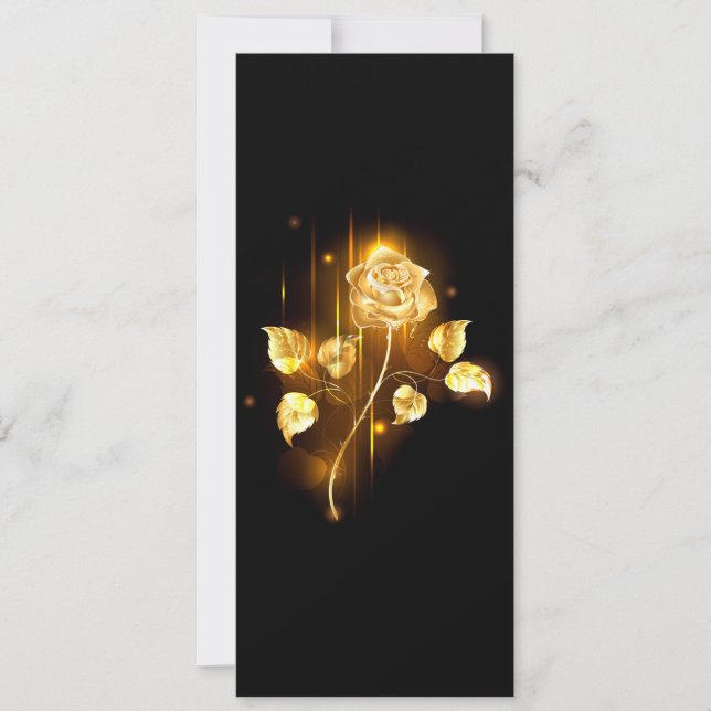 Golden rose ( gold rose ) announcement (Front)