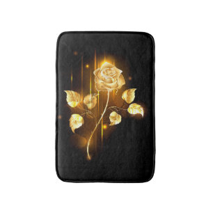 Golden rose ( gold rose ) bath mat