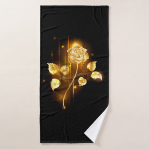 Golden rose ( gold rose ) bath towel