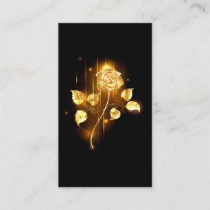 Golden rose ( gold rose ) calling card