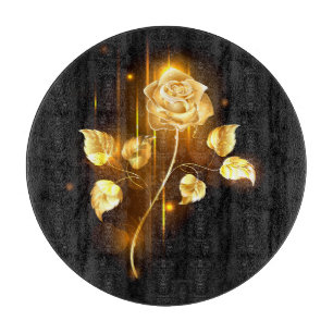Golden rose ( gold rose ) cutting board