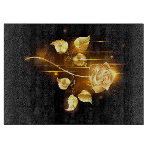 Golden rose ( gold rose ) cutting board