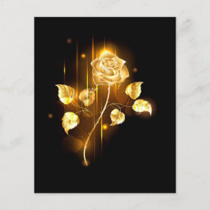 Golden rose ( gold rose ) flyer