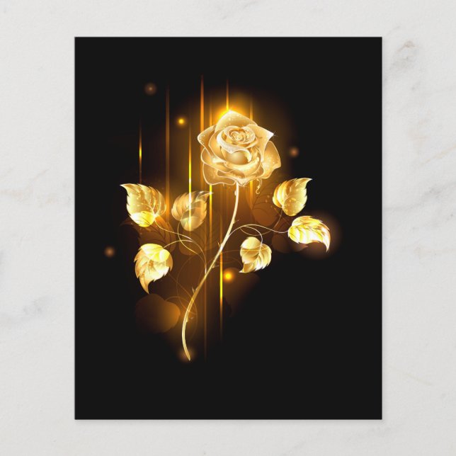 Golden rose ( gold rose ) flyer (Front)
