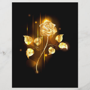 Golden rose ( gold rose ) flyer