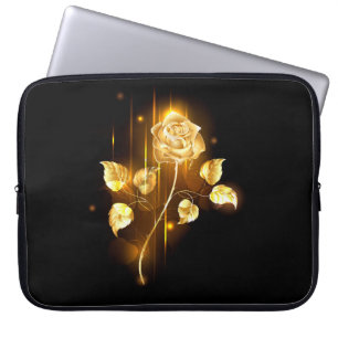 Golden rose ( gold rose ) laptop sleeve