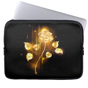 Golden rose ( gold rose ) laptop sleeve
