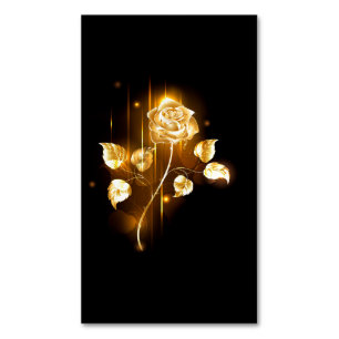 Golden rose ( gold rose ) 	Magnetic business card