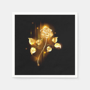 Golden rose ( gold rose ) napkin