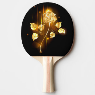 Golden rose ( gold rose ) ping pong paddle