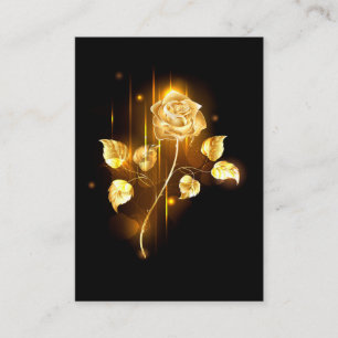 Golden rose ( gold rose ) place card