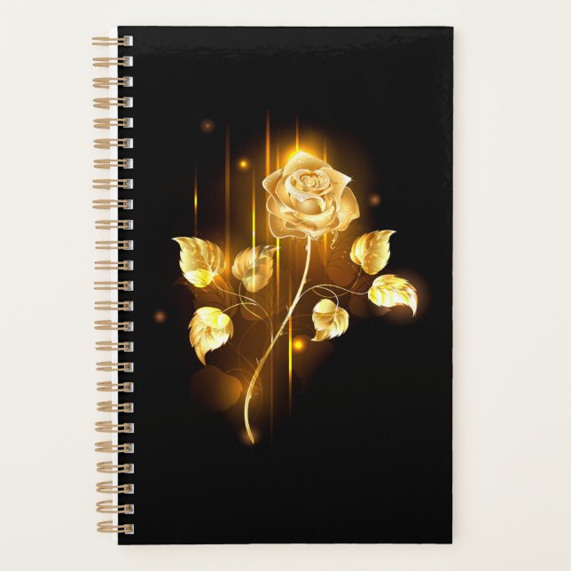 Golden rose ( gold rose ) planner (Front)