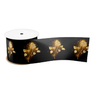 Golden rose ( gold rose ) satin ribbon
