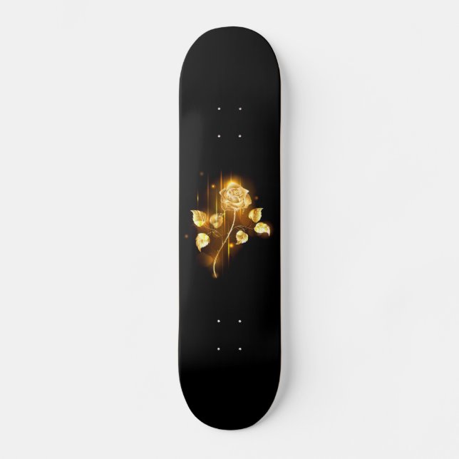 Golden rose ( gold rose ) skateboard (Front)