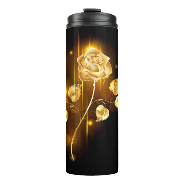 Golden rose ( gold rose ) thermal tumbler (Front)