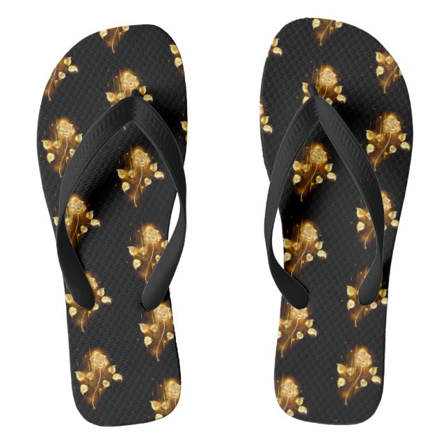Golden rose ( gold rose ) thongs (Footbed)