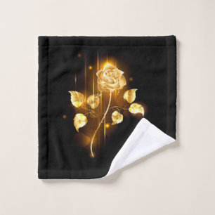Golden rose ( gold rose ) wash cloth