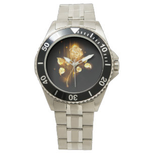 Golden rose ( gold rose ) watch