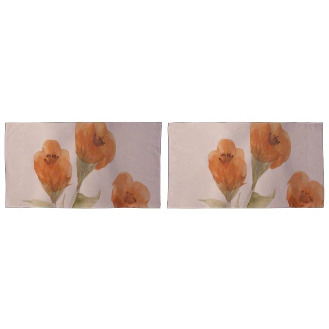 Golden Rose Pillowcase (Front-Set)