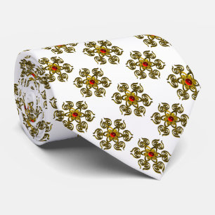 GOLDEN ROSE WITH RED RUBY,White Tie