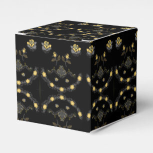 Golden Roses Favour Box