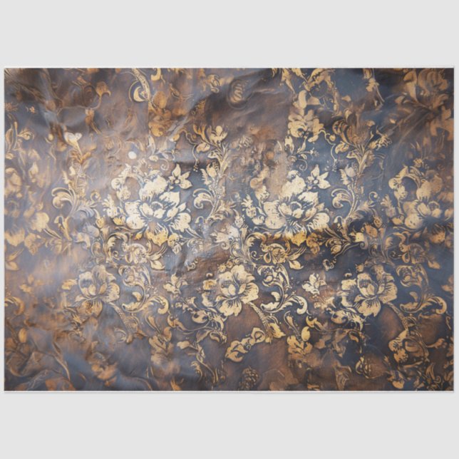 Golden Roses Tissue Paper (Front)