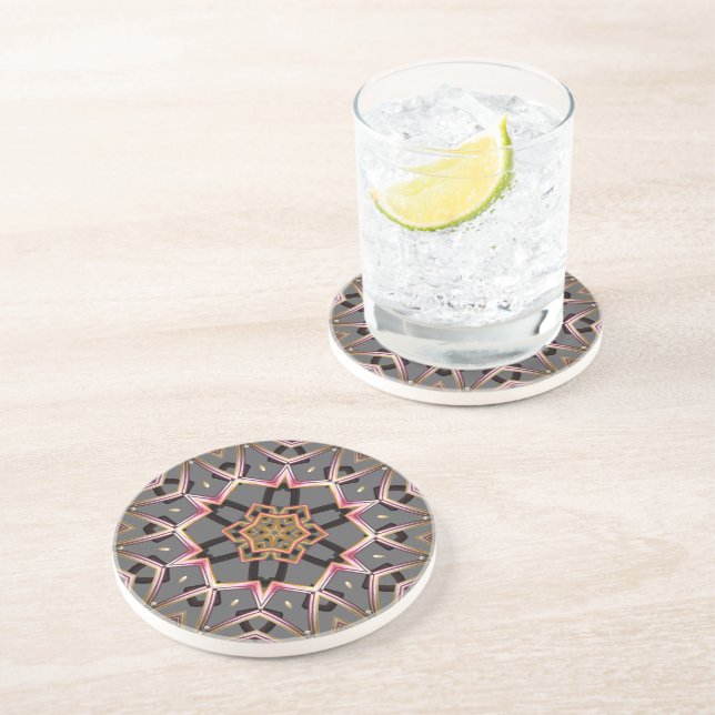 Golden Rosette Coaster (Side)