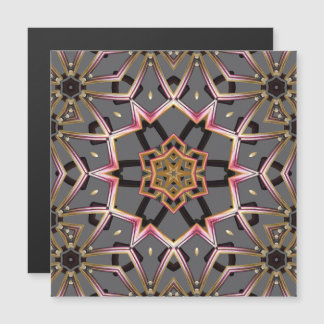 Golden Rosette Magnet