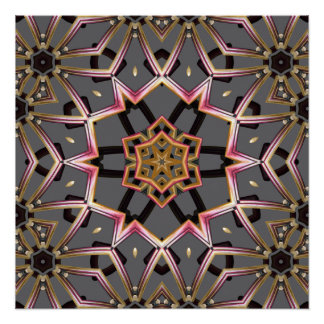 Golden Rosette Poster