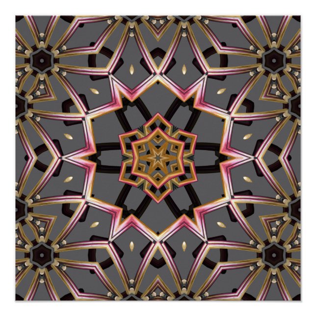 Golden Rosette Poster (Front)