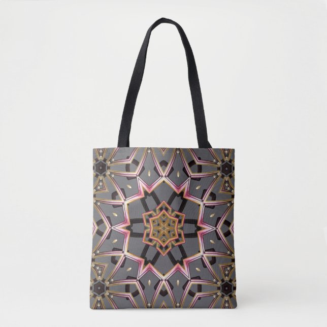 Golden Rosette Tote Bag (Front)