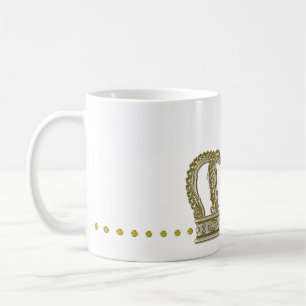 Golden Royal Crown III + your backgr. & ideas Coffee Mug