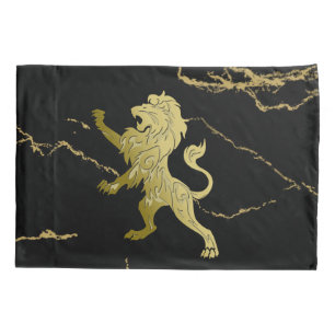 Golden Royal Lion Pillowcase
