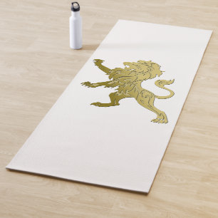 Golden Royal Lion Yoga Mat