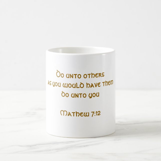 Golden Rule Coffee Mug (Center)
