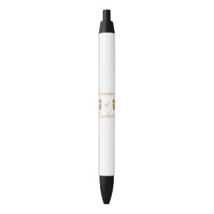 Golden Sacrament of Eucharist Host and Chalice Black Ink Pen