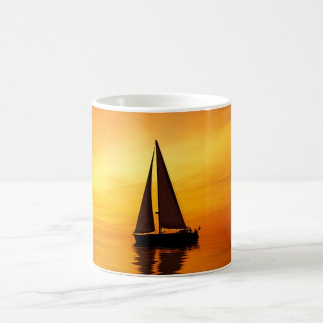 Golden Sail Escape Coffee Mug (Center)