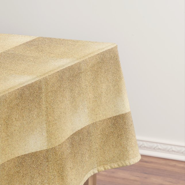 Golden Sand's Square's Elegant SMulti-Size's Tablecloth (In Situ)